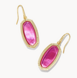 Dani Ridge Frame Drop Earring