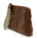 Gigi Crossbody Purse with Woven Wrist Strap