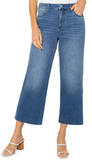 Stride Hi Rise Crop with Cut Hem