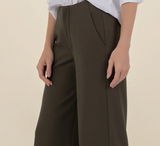 Meg Wide Leg Pant with Trouser Pockets