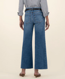 Meg High Rise FAB AB Wide Leg Raw Hem