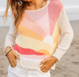 Sunrise Scape Crew Sweater