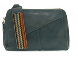Gigi Crossbody Purse with Woven Wrist Strap