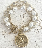 Bee Coin Bracelet