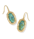 Dani Figaro Frame Drop Earring