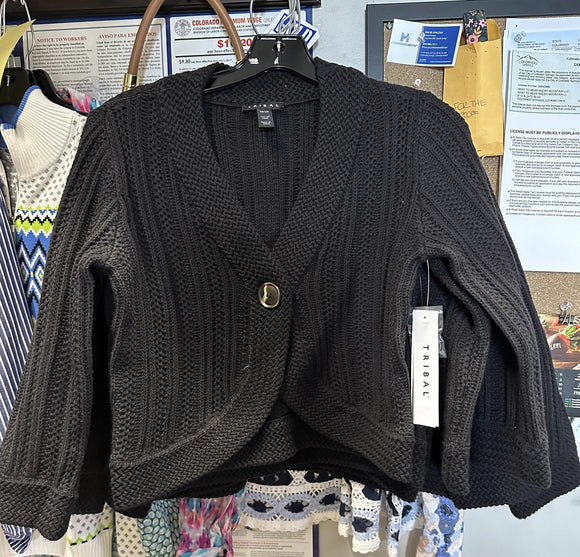 Bolero Button Front Sweater