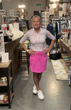 Solid Straight Skort