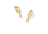 Mini Ellie Wide Huggie Earrings