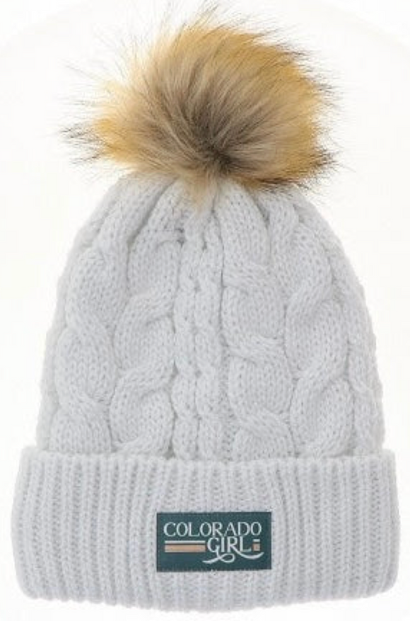 Colorado Girl Frosted Beanie