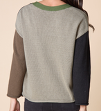 Yin Yang Colorblock Cardi