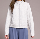 Zip Front Quilted Jacket