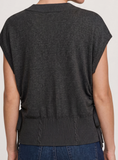 V-Neck Dolman Popover Sweater with Ties