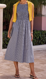 Sleeveless Dress with Top Ruching