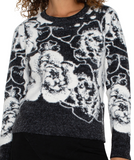 Crew Neck Floral Sweater