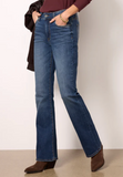 Natalie High Rise Fab Ab Boot Cut