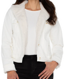 Corduroy Sherpa Collar Trucker Jacket