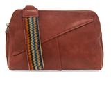 Gigi Crossbody Purse with Woven Wrist Strap