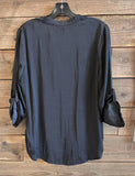 Roll Cuff Long Sleeve Top