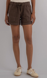 Katana High Rise Short with Drawstring with Pork Chop Pockets