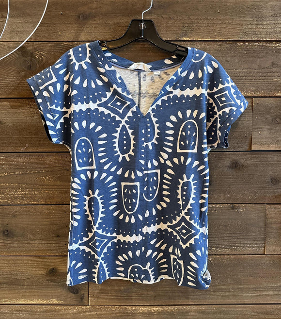 Nelly Notch Neck T-Shirt