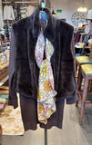 Crop Faux Fur Vest