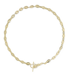 Elisa Toggle Link and Chain Necklace