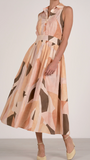 Sleeveless Collared Dress