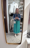 Sleeveless V-Neck Maxi Dress