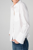 Long Sleeve Button Front Woven Shirt
