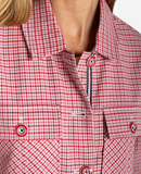Shacket with Flap Pockets