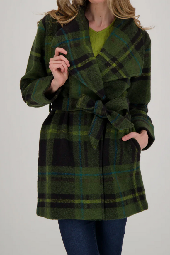 Wrap Coat with Tie