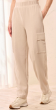 Pull On Ankle Pant with Cargo Pockets