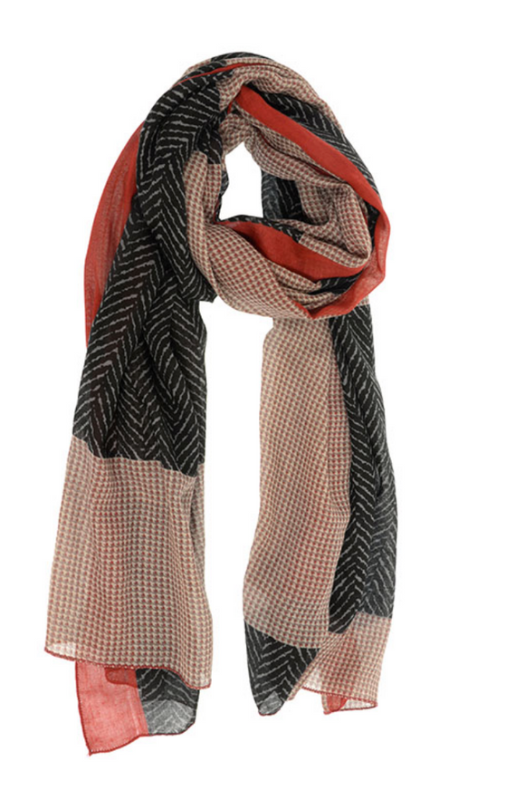 Herringbone Patch Scarf