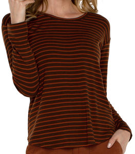 Long Sleeve Scoop Neck T-shirt