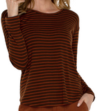 Long Sleeve Scoop Neck T-shirt