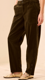 Fly Front Ankle Pant with Button Vent