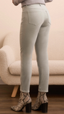 Audrey Micro Cord Pull On Slim Ankle
