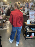 Pleat Back Crop Jacket