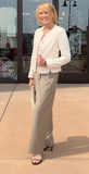 Hi Rise Wide Leg Trouser