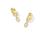 Mini Ellie Wide Huggie Earrings