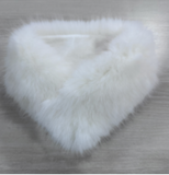 Faux Minky Fur Collar Scarf