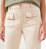 Brooke Hugging Palazzo with Crease