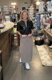 Short Sleeve Faux Leather Bomber Jacket