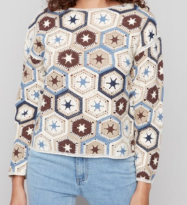 Crochet Long Sleeve Top