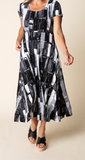 Core Travel Brushstroke Swing Dress