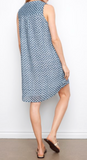 Henley Sleeveless Cotton Blend Dress