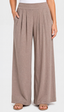 Pull On Pleated Wide Leg Pant