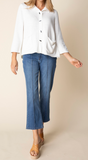 Sweater Together Pleat Back Jacket