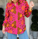 Mod Daisy Camp Shirt