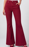 Hannah Comfort Waist Flare with Wide Hem